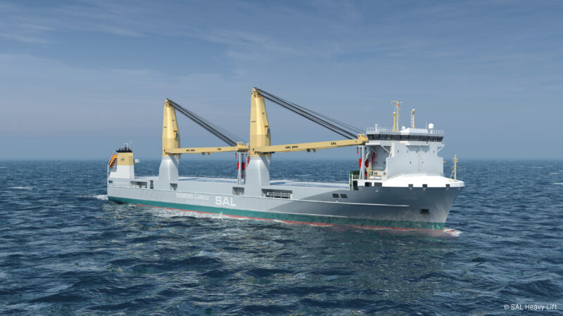 SALが新造船4隻の800tクレーンをLiebherrに発注