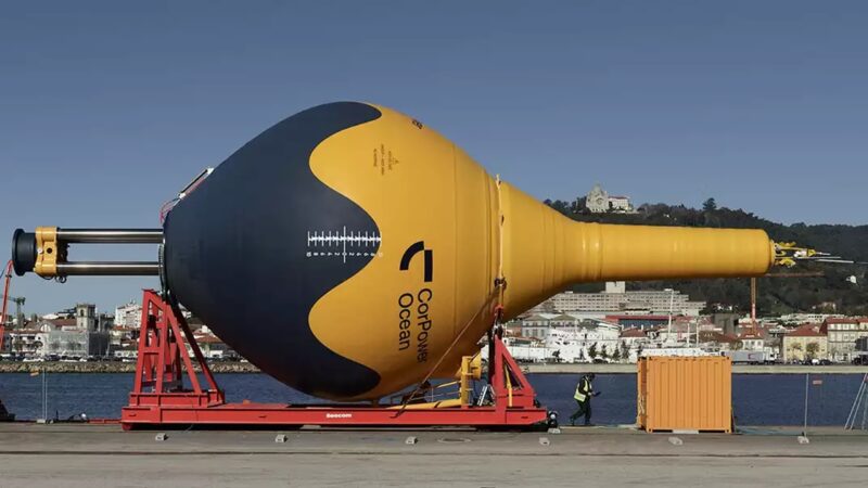 ポルトガルで設置される商用規模の波力発電設備「C4」