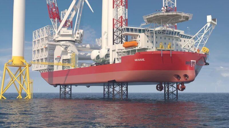 Enetiが建造中のSEP起重機船による初期設置契約締結を発表
