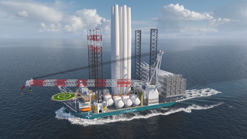 ノルウェーのHavframは中国で3,250トン吊りのSEP船を建造中