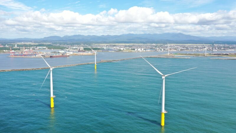 秋田港洋上風力発電所で商業運転開始