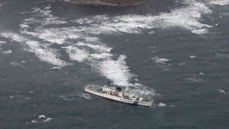 巡視船「えちご」が新潟県柏崎沖で浅瀬に座礁
