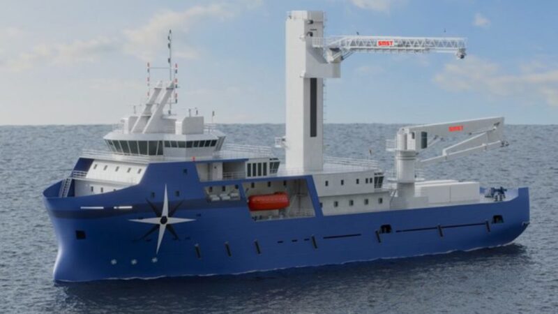 マルコポーロマリンの新造CSOV船にSMSTの伸縮通路などを搭載