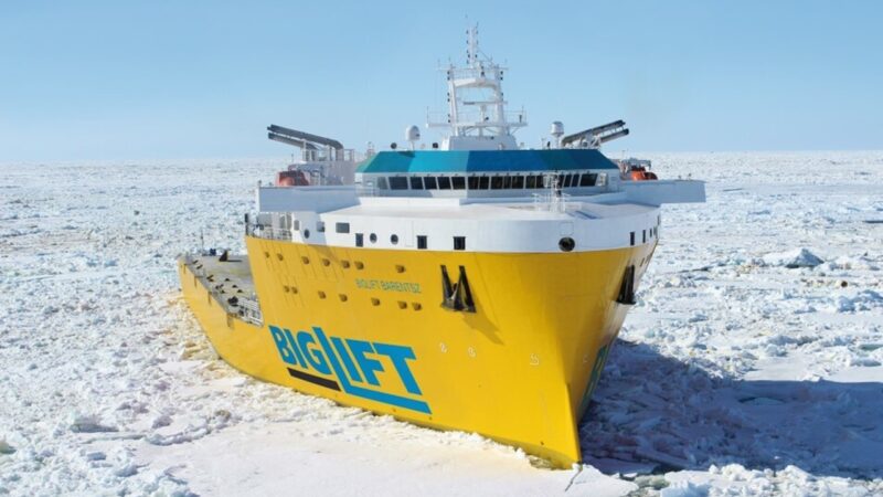 南極大陸にニュージーランドの新観測基地を海上運搬するプロジェクト