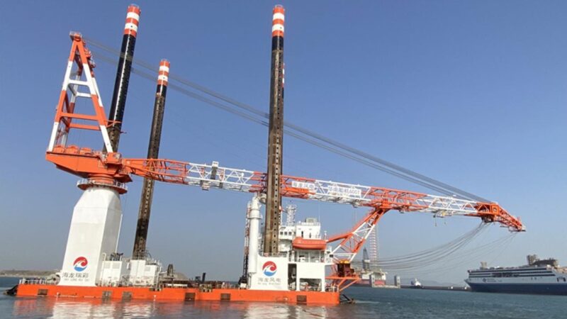 600トンSEP船「海龙瑞彩」アップグレード完了