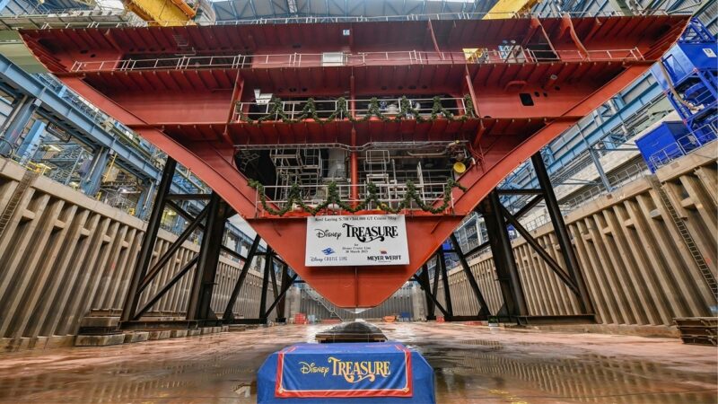 ドイツで新クルーズ船「Disney Treasure」の起工式
