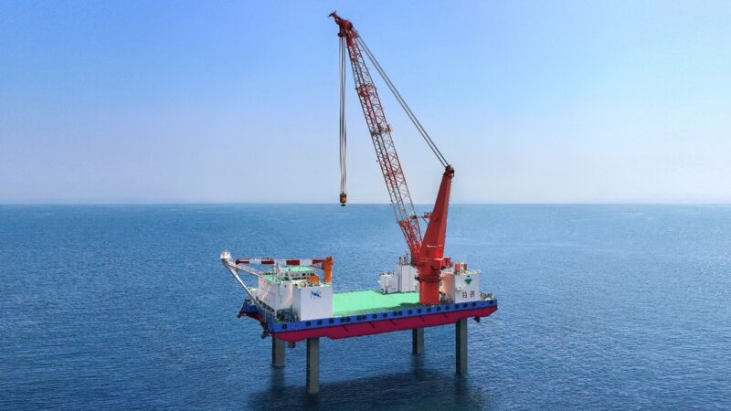 大林組と東亜建設工業のSEP船「柏鶴」完成 船体仕様など公開