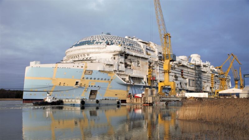 世界最大のクルーズ船「Icon of the Seas」6月に海上公試