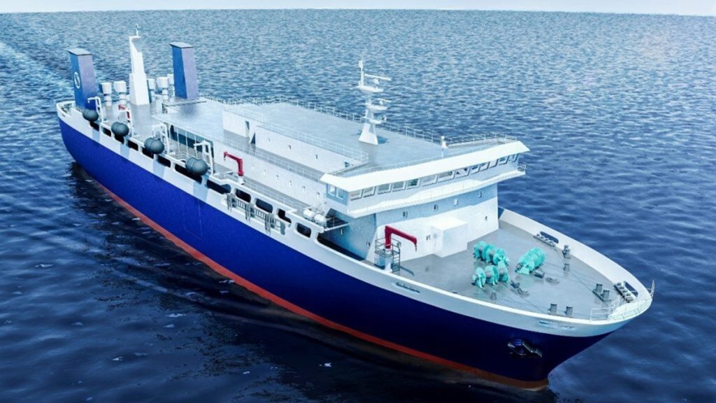 下関市の旭洋造船で新捕鯨母船「関鯨丸」の建造開始