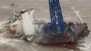 洋上風力に関係する船の事故