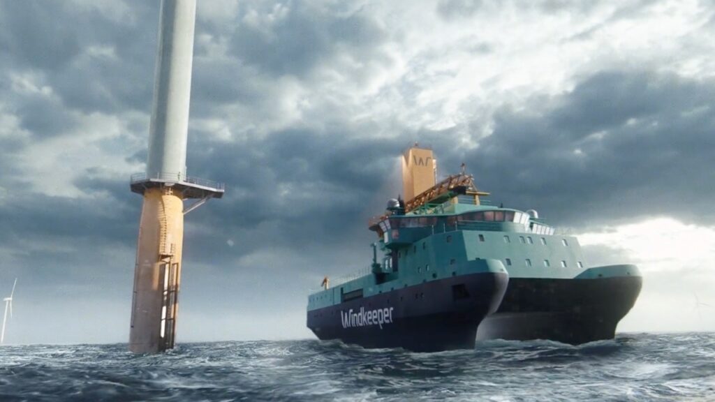 全長57mの双胴船、SOV「WindKeeper」建造開始