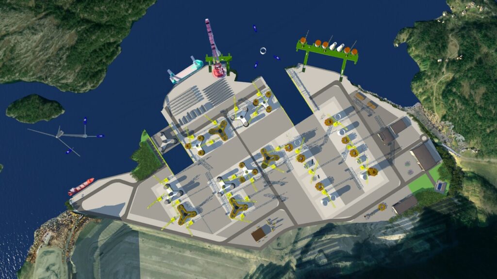 ノルウェーで浮体式洋上風力向けの生産施設を開発