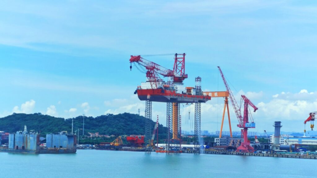 1,200トン吊りSEP船「海龙兴业号」アップグレード完了