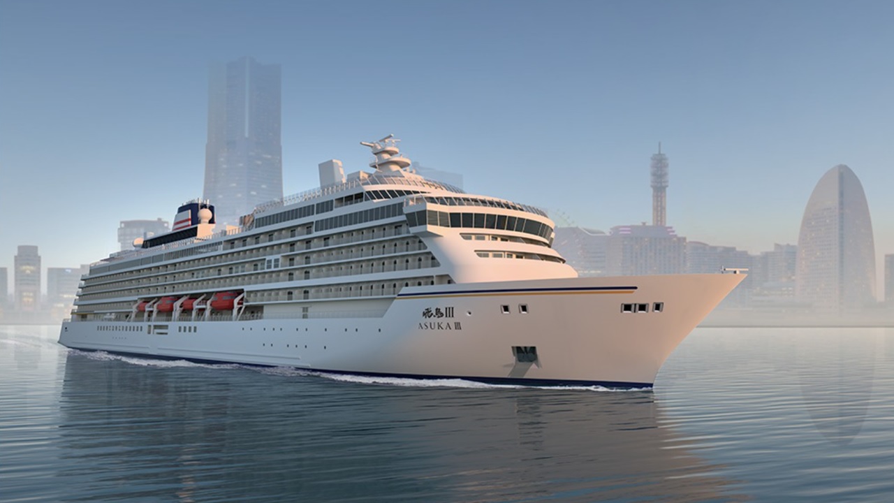 新造クルーズ船「飛鳥Ⅲ」船名発表、2025年夏頃に日本就航予定
