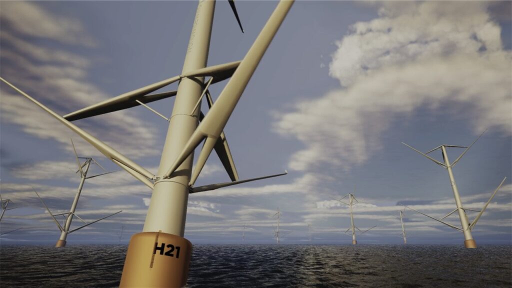木の枝のような羽根を持つ浮体式洋上風車、実証テストへ向け合意