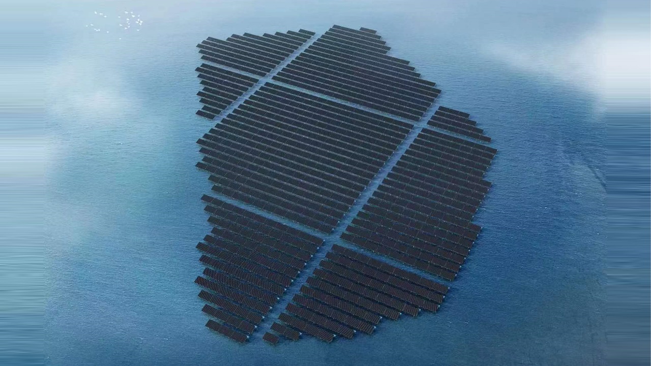 中国で大規模固定式洋上太陽光発電プロジェクトが着工