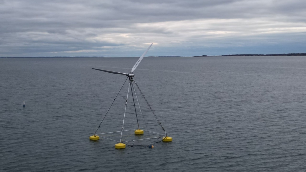 浮体式洋上風力プロトタイプ「T-Omega Wind」実証試験開始