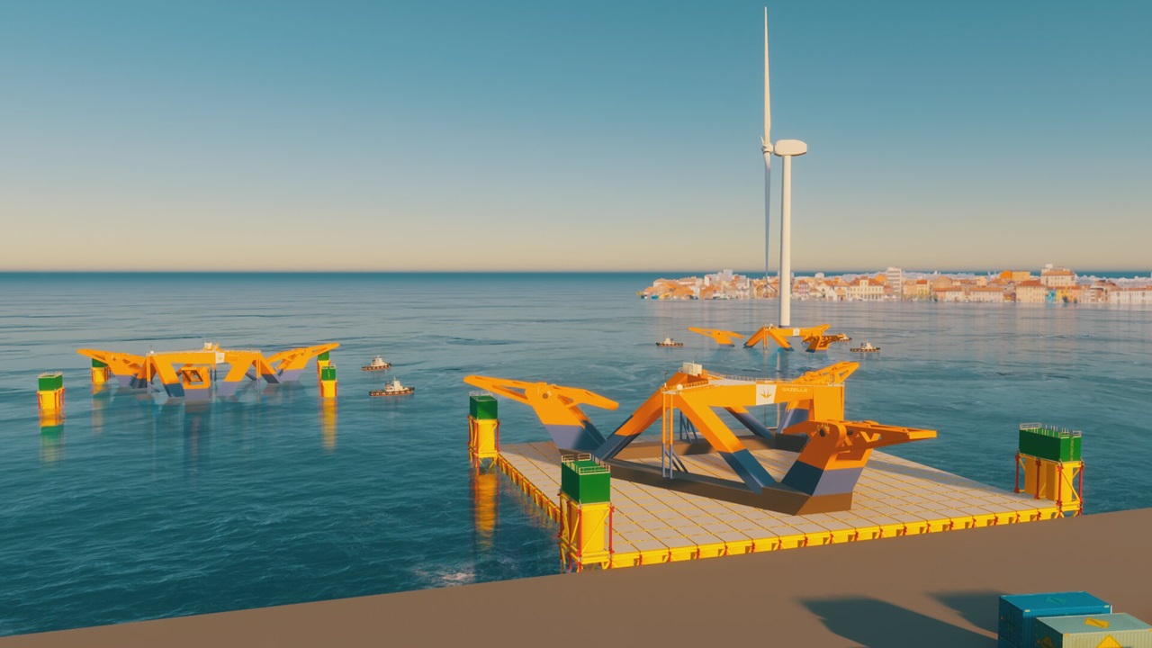 GazelleとTugdockがモジュール式洋上風力組立システムを共同開発