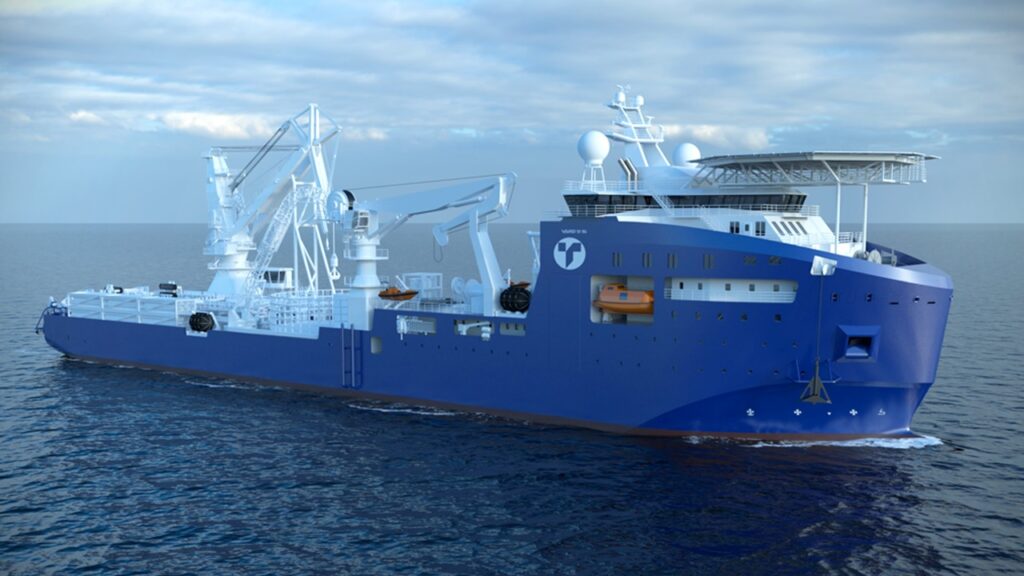 東洋建設の自航式ケーブル敷設船、ルーマニアで船体建造