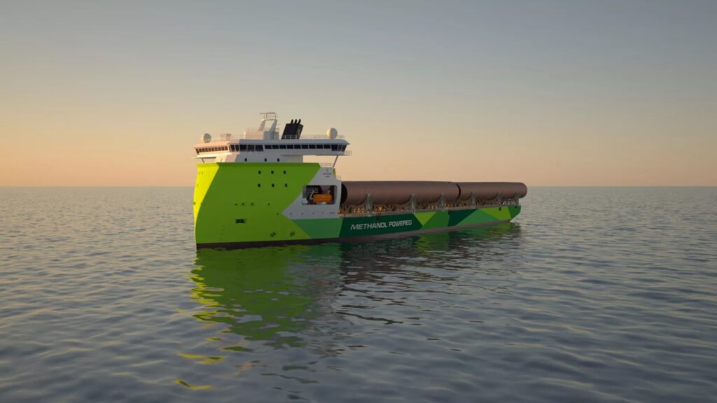 Ulsteinがメタノール燃料の重量物運搬船「HX121」を発表