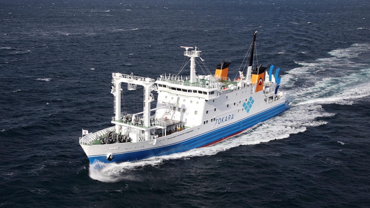 「フェリーとしま2」1月の運航休止を発表、代替船での貨物輸送開始