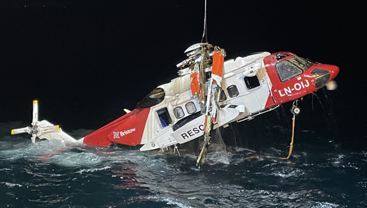 ノルウェー沖で夜間SAR訓練中のヘリ墜落、1人死亡