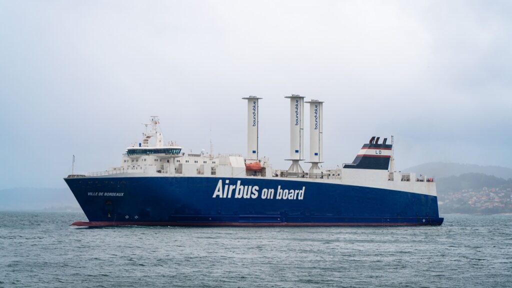 Ro-Ro船に風力補助推進システム「eSAILs」搭載