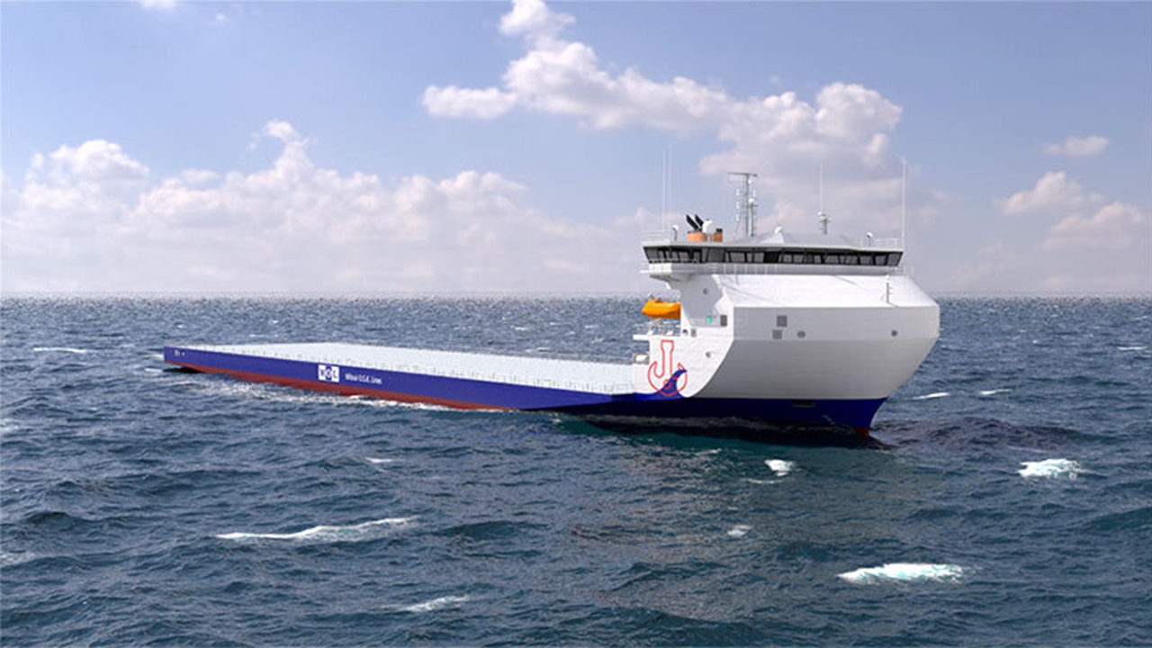 商船三井が洋上風力向け内航モジュール船建造、2026年春竣工予定