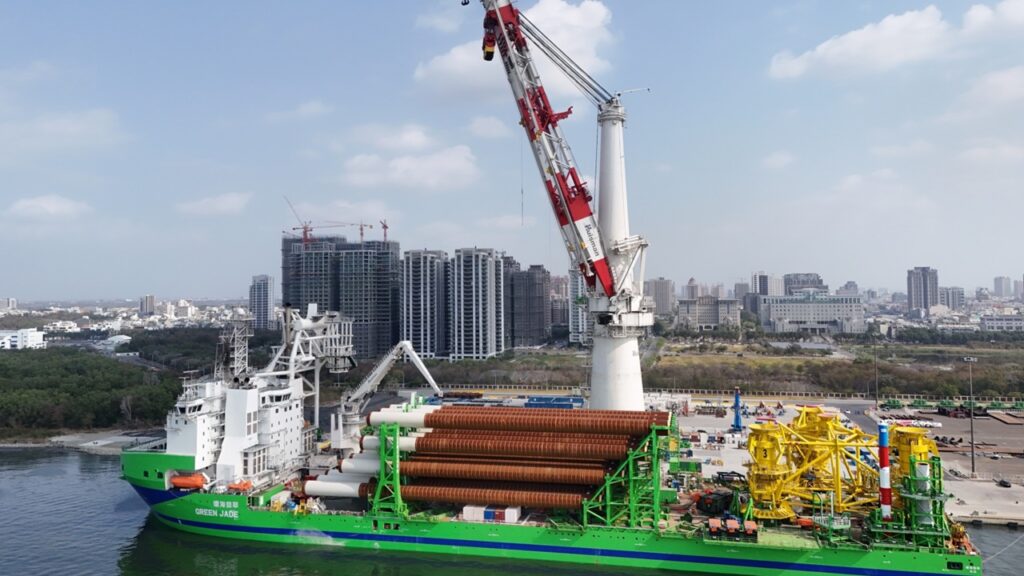 台湾のHai Long洋上風力で洋上建設作業がスタート