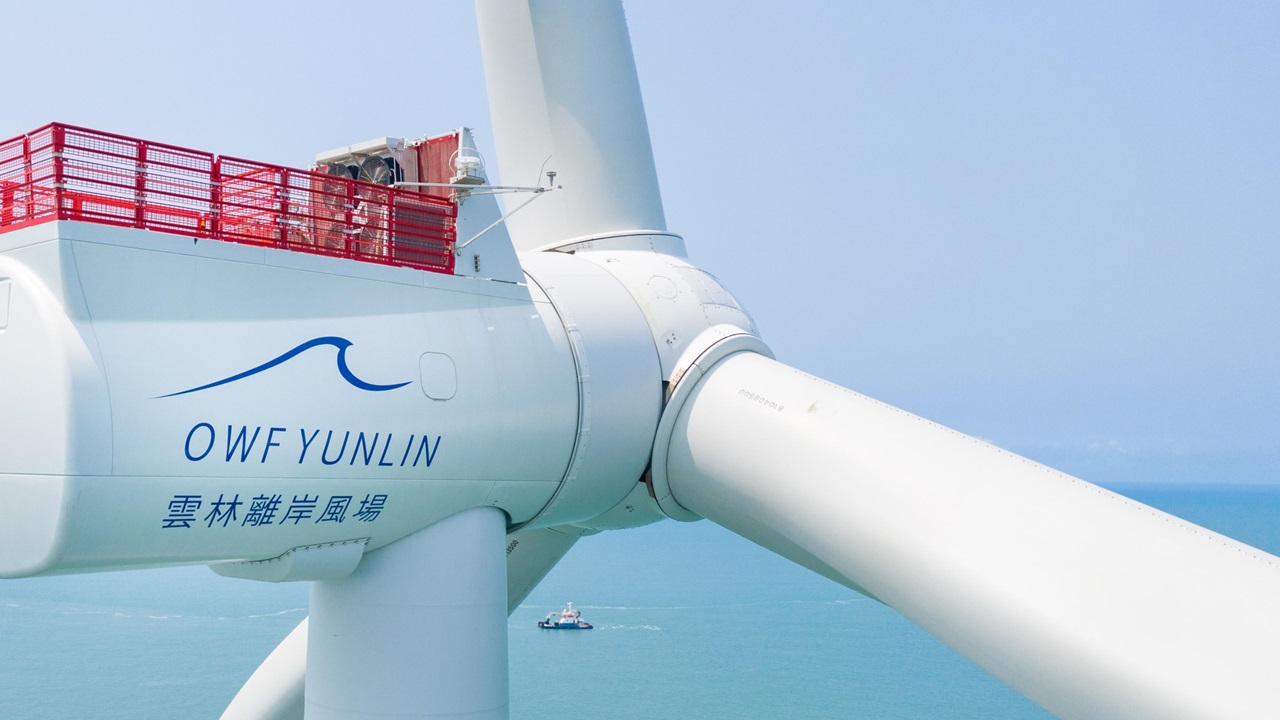 雲林洋上風力で2024年の設置作業が始まり風力タービン2基を設置