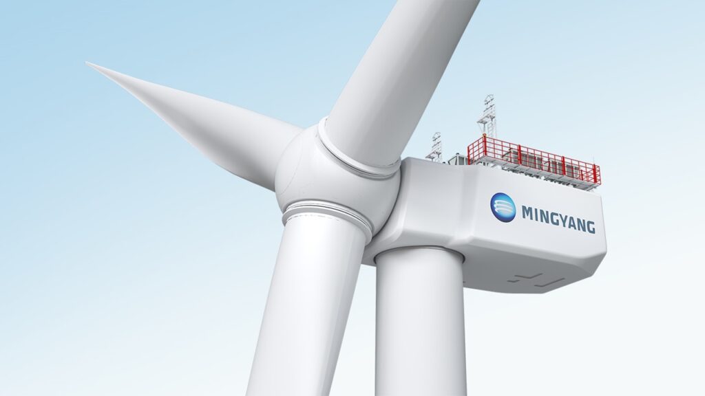 ドイツ洋上風力Waterkantに明陽智能18.5MWタービン