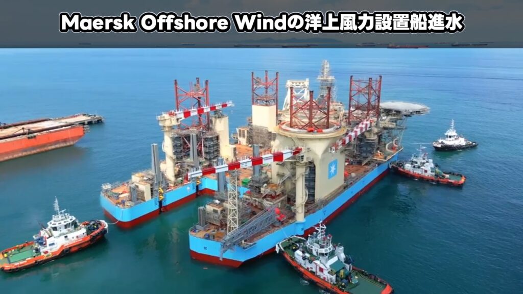 Maersk Offshore Windの洋上風力設置船進水